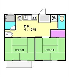 間取図画像 2DK