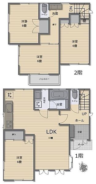 間取り：322000648414