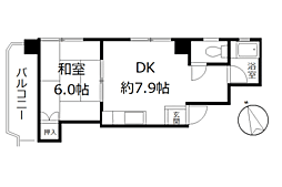 間取図画像 1DK