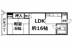 間取図画像 1LDK
