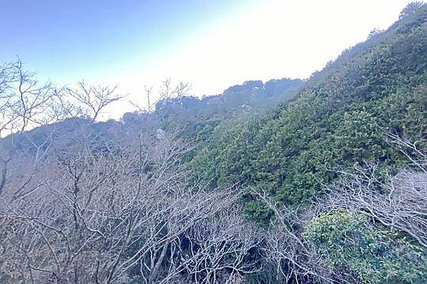 広がる青空と海、緑豊かな山々を望みます