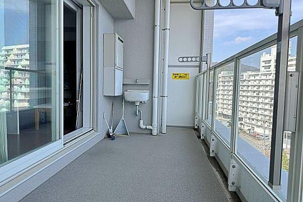 バルコニーにはスロップシンクがついています