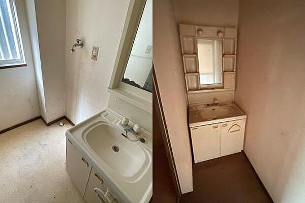 洗面台も各階にございます