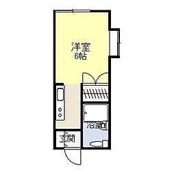 シティコーポ長沢 1Kの間取図画像