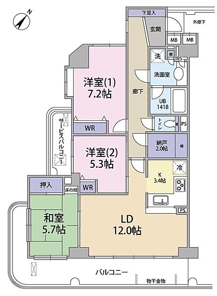 間取り：322000636606