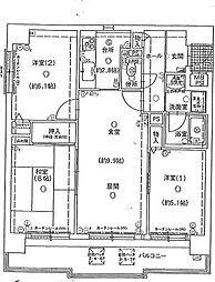 間取図画像 3LDK