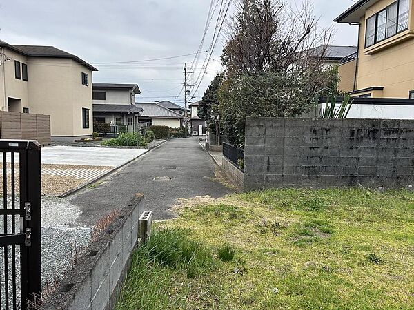 物件から見た道路