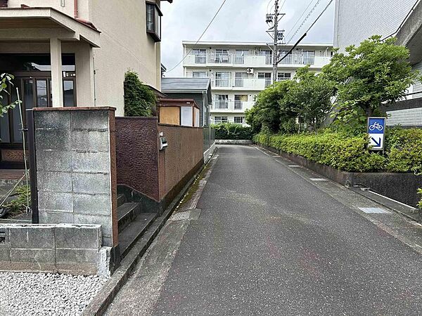 東側道路の様子