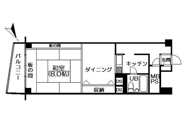 ＪＲ東海道本線 熱海駅までバス約8分 伊豆山バス停 徒歩2分(1DK) 11階の間取り