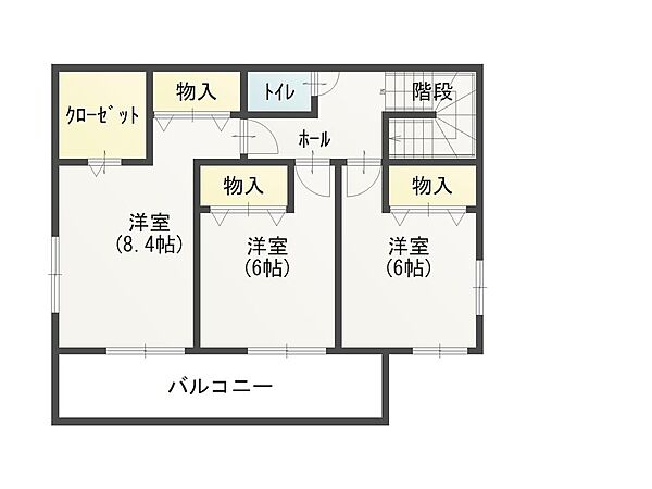 2F間取図