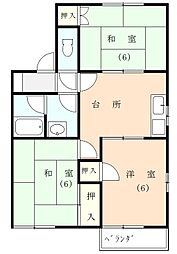 ステージハイツ3 3DKの間取図画像