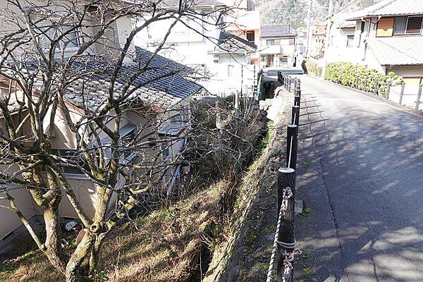 北側道路との高低差