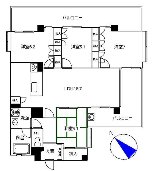 間取り：322000629377