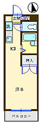 SAM-1 1Kの間取図画像