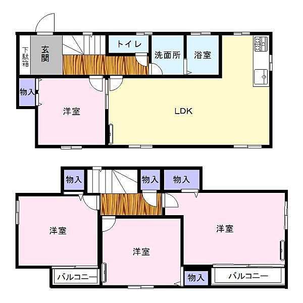 間取りを拡大表示