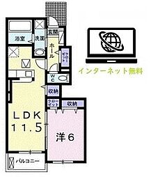 間取図画像 1LDK