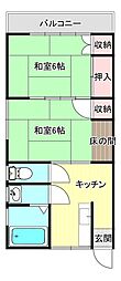 ステラ 2Kの間取図画像