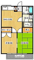 間取図画像 2DK