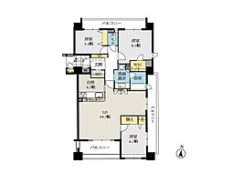 間取図画像 3LDK
