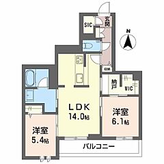 物件の間取り