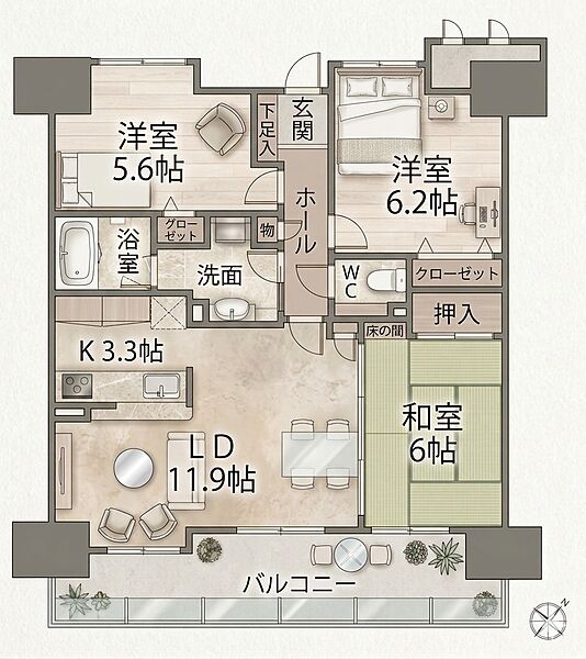 間取り：322000626360