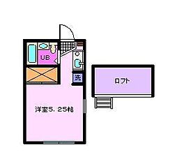 MAISON駿 1Kの間取図画像