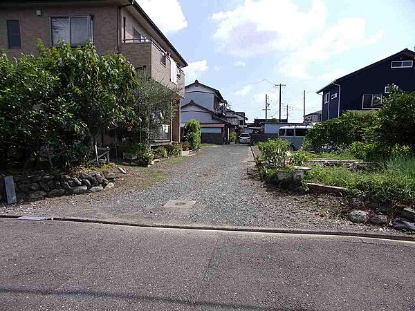 接面道路を含む現地