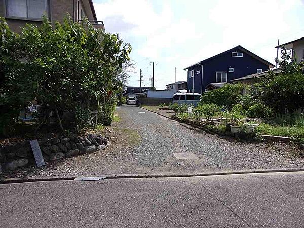 接面道路を含む現地
