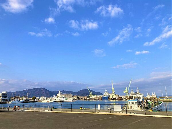 小川港（旧港）　450ｍ