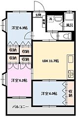 物件の間取り