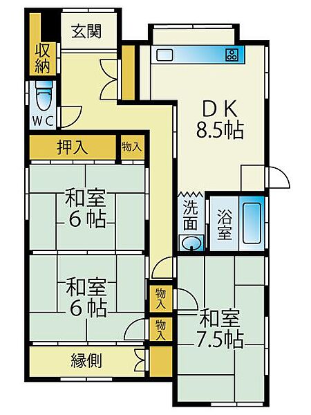 間取り：322000640410