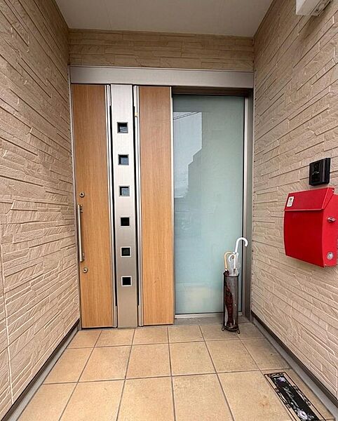 玄関前