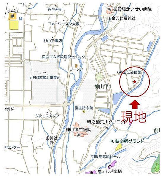 現地案内図