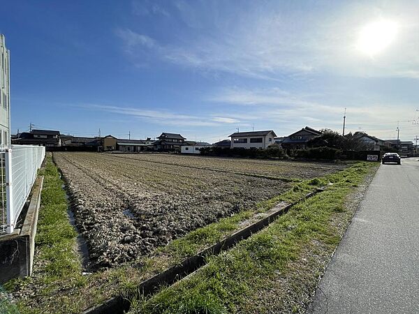 北側から撮影