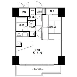 JR東海道本線 湯河原駅 3.8km 1LDKの間取り