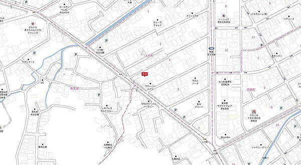 地図を拡大表示