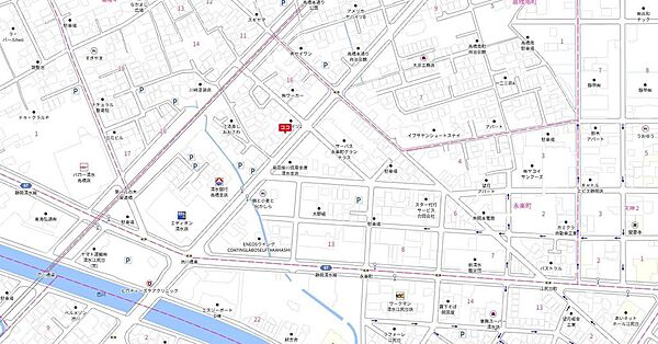地図を拡大表示