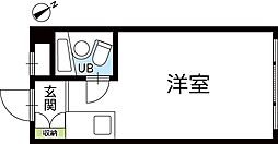 静岡昭和町ビル ワンルームの間取図画像