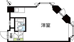 静岡昭和町ビル ワンルームの間取図画像
