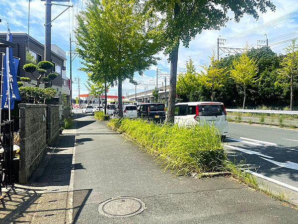 北側前面道路