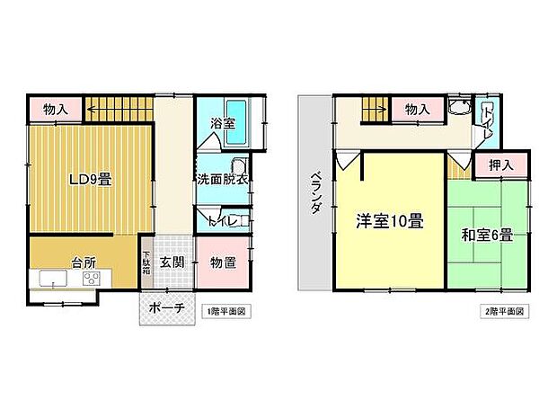 伊東市　鎌田(2SLDK)の間取り