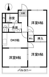 間取図画像 3DK