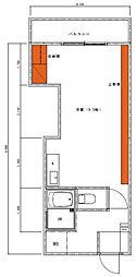 マンションコスタ浜名湖 ワンルームの間取図画像