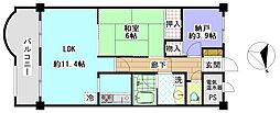 ライオンズマンション熱川 1SLDKの間取図画像