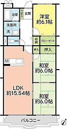 ラフィーネ小石川 3LDKの間取図画像