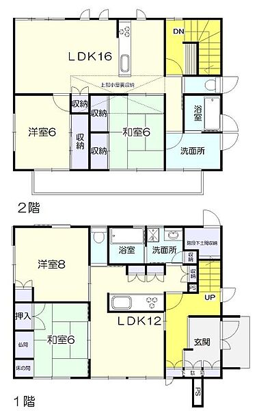 間取りを拡大表示