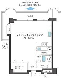 シーサイドヴィラ南熱海 ワンルームの間取図画像