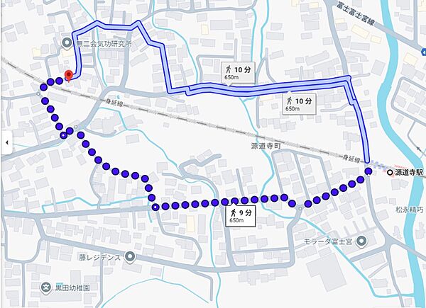 源道寺駅まで徒歩約10分