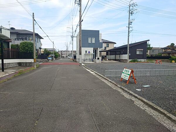 A区画前面道路