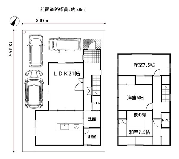 間取り：322000629643